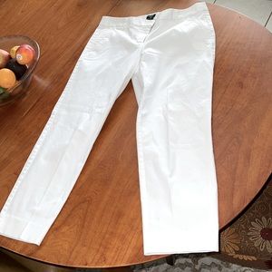 J Crew stretch city fit barely worn.No stains, no fraying, really like new size8